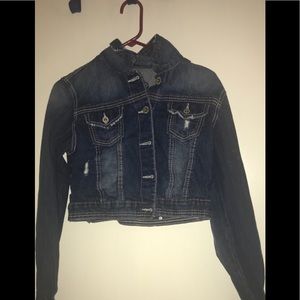 Rue 21 Crop Blue Jean Jacket